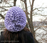 Crocodile Slouchy Beret - Bonita Patterns